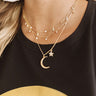 Love You To The Moon And Back Layered Necklace Image - 1