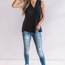 Chic Harbor Shift Tank in Navy Image - 1