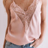 Aruba Nights Lace Tank In Blush Image - 1