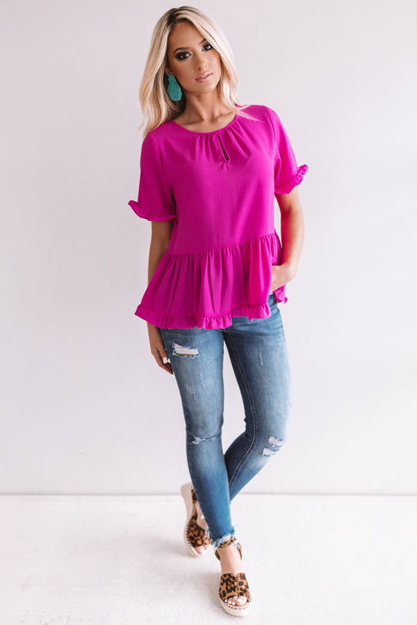 You've Got Me Swooning Shift Top Image - 1