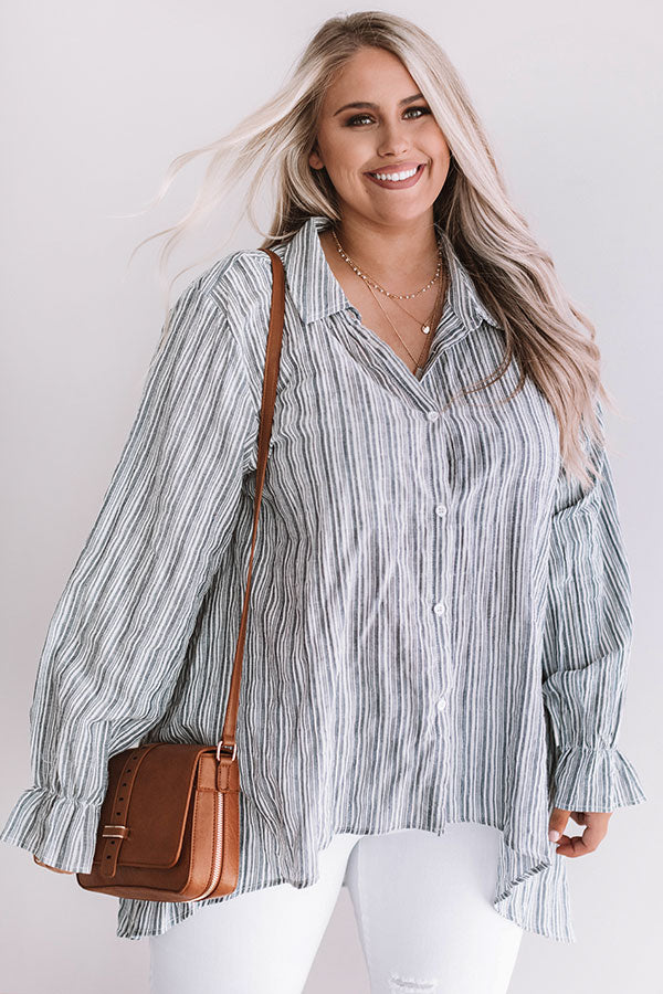 Shoreline Staple Stripe Tunic Curves Image - 2