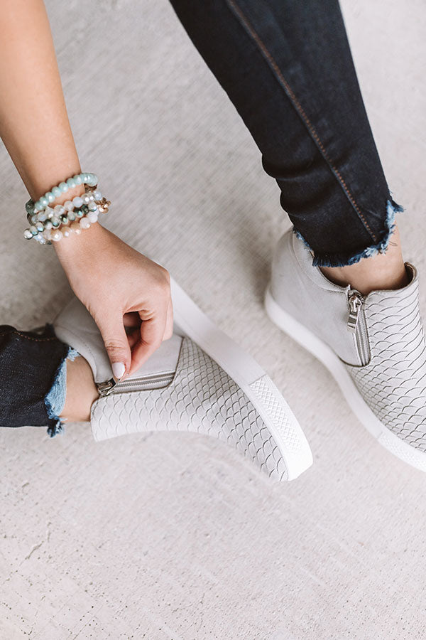 The Kendal Bootie In Light Grey Image - 2