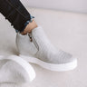The Kendal Bootie In Light Grey Image - 1