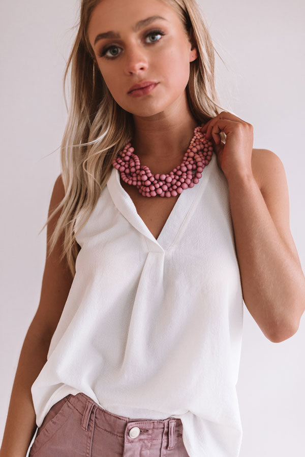 Beyond Happy Necklace In Blush Image - 1
