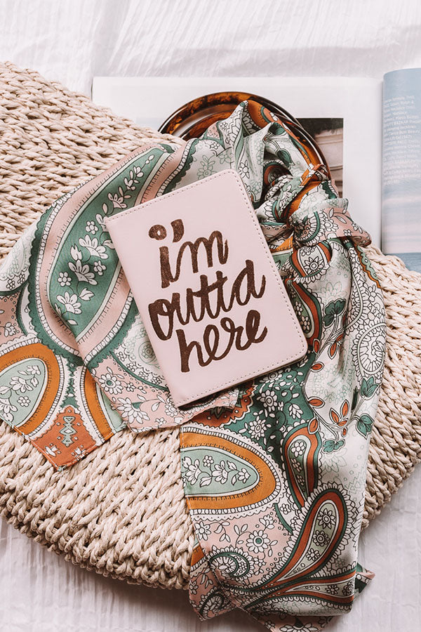 I'm Outta' Here Passport Holder Image - 1