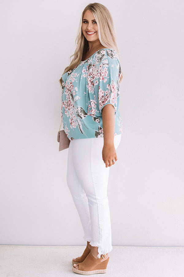 Floral Crushin' Shift Top  Curves Image - 3