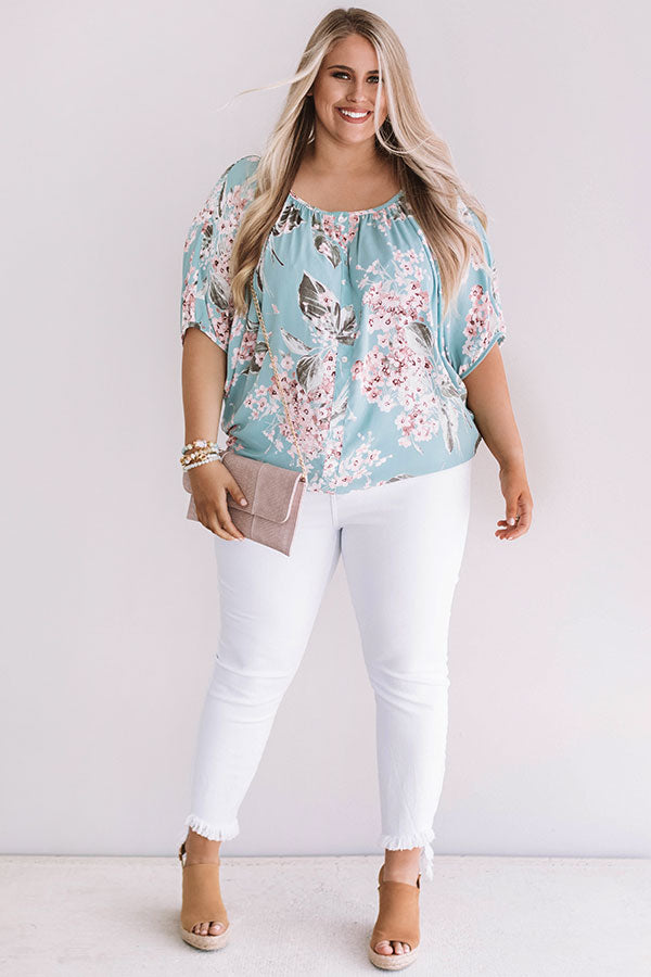 Floral Crushin' Shift Top  Curves Image - 1