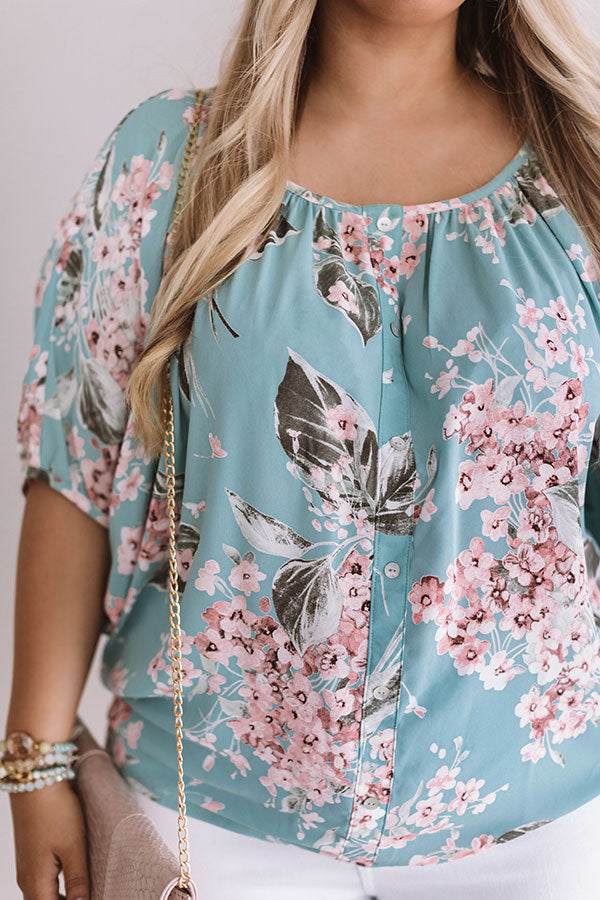 Floral Crushin' Shift Top  Curves Image - 2