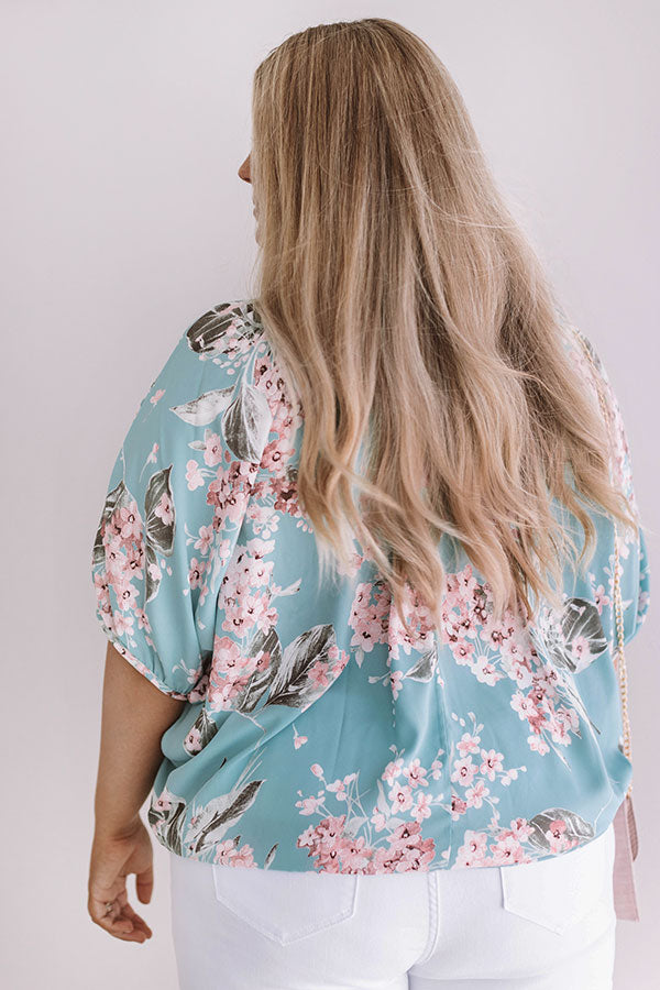 Floral Crushin' Shift Top  Curves Image - 4