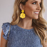 Floral Confessions Earring in Yellow Image - 1