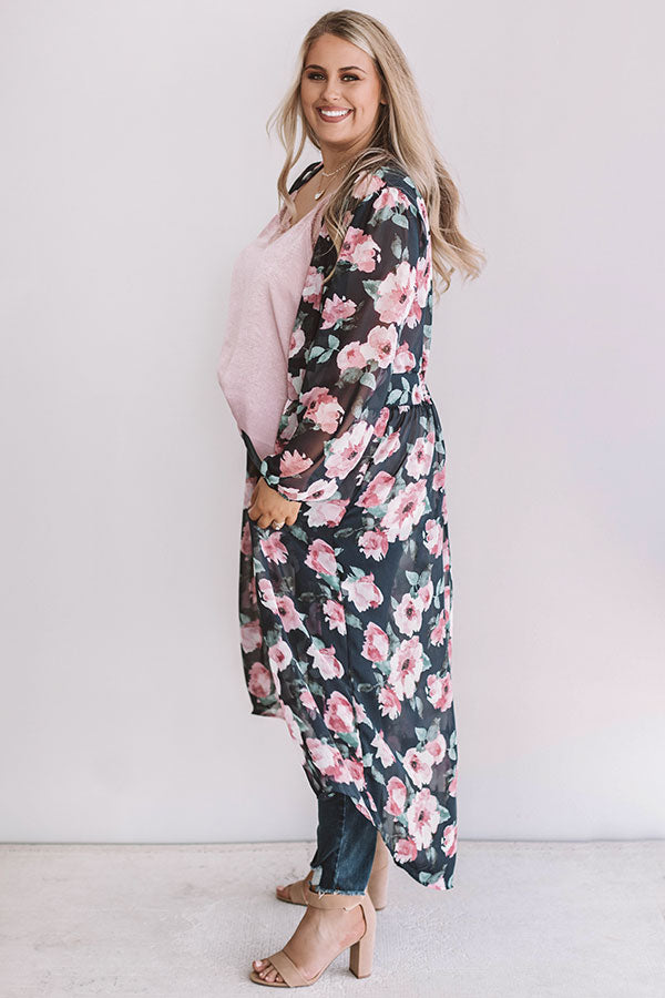 Fate And Florals Chiffon Duster  Curves Image - 2