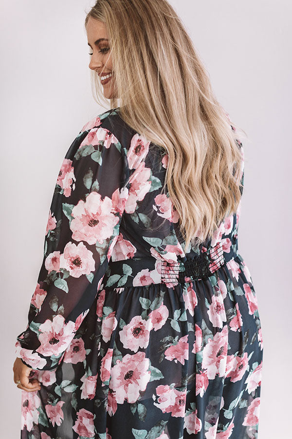 Fate And Florals Chiffon Duster  Curves Image - 5