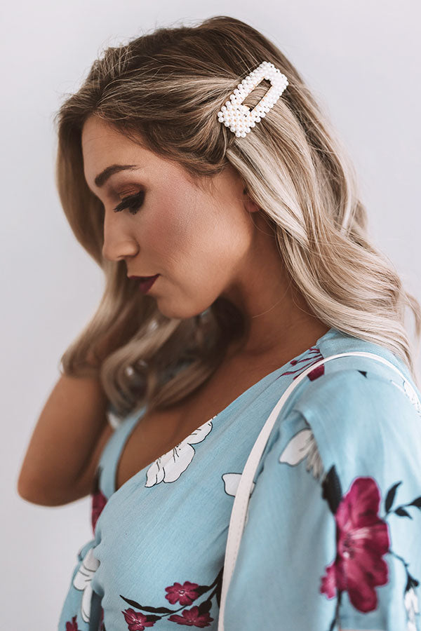 For The Love Of Pearl Hair Clip Image - 1