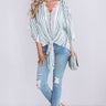 Hamptons Hideaway Tie Top In Pear Image - 1