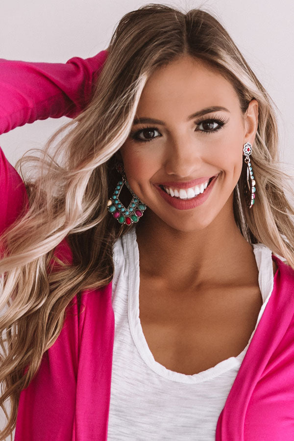 Shoreline Chic Earrings In Multi Image - 1