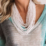 Keep It Coastal Layered Necklace In Clear Image - 1