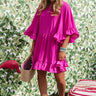 Sunshine Swing Shift Dress in Fuchsia Image - 1