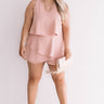 First Class At Fashion Week Tiered Romper In Blush  Curves Image - 1