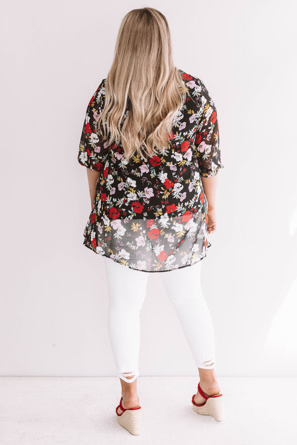 Botanical Beauty Tunic Dress Curves Image - 5