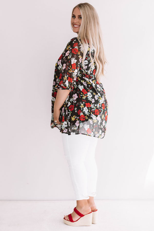 Botanical Beauty Tunic Dress Curves Image - 4