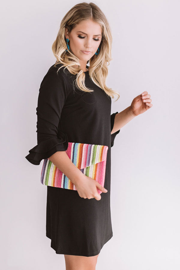 Dressed To Impress Shift Dress In Black Image - 3