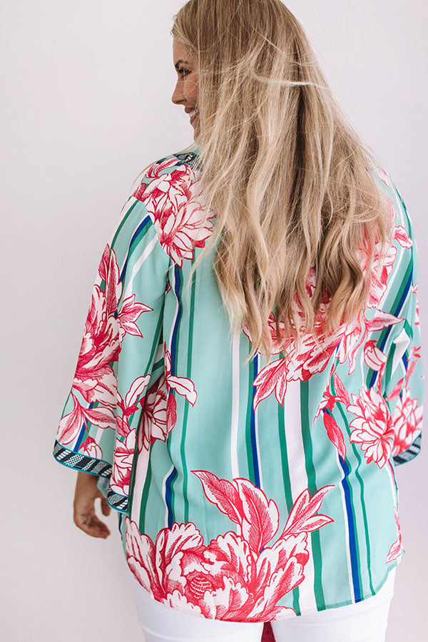 Toasting To Paradise Shift Top  Curves Image - 5