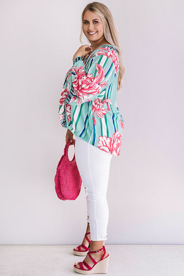 Toasting To Paradise Shift Top  Curves Image - 3