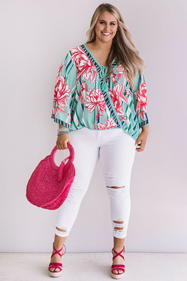 Toasting To Paradise Shift Top  Curves Image - 1