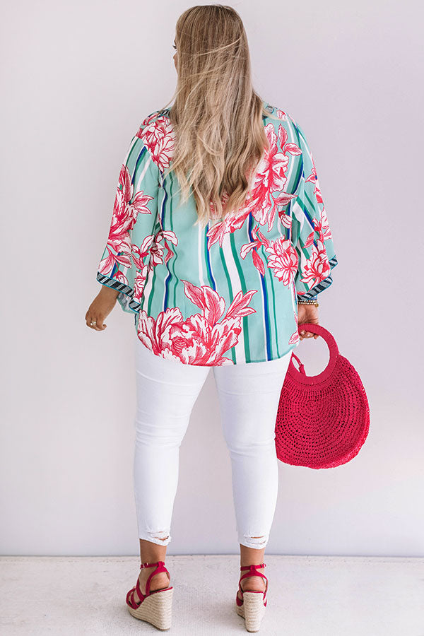 Toasting To Paradise Shift Top  Curves Image - 4