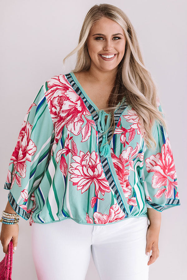 Toasting To Paradise Shift Top  Curves Image - 2