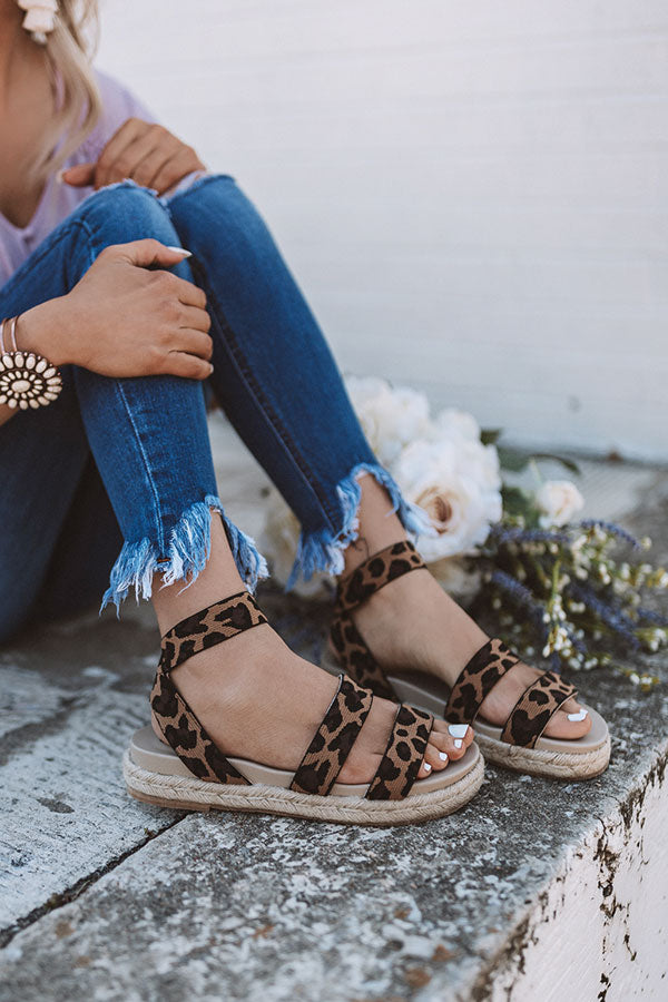 The Sundry Leopard Sandal Image - 1