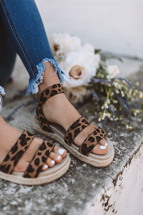 The Sundry Leopard Sandal Image - 3