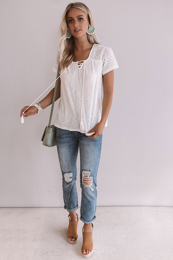 Fresh As A Daisy Shift Top Image - 2