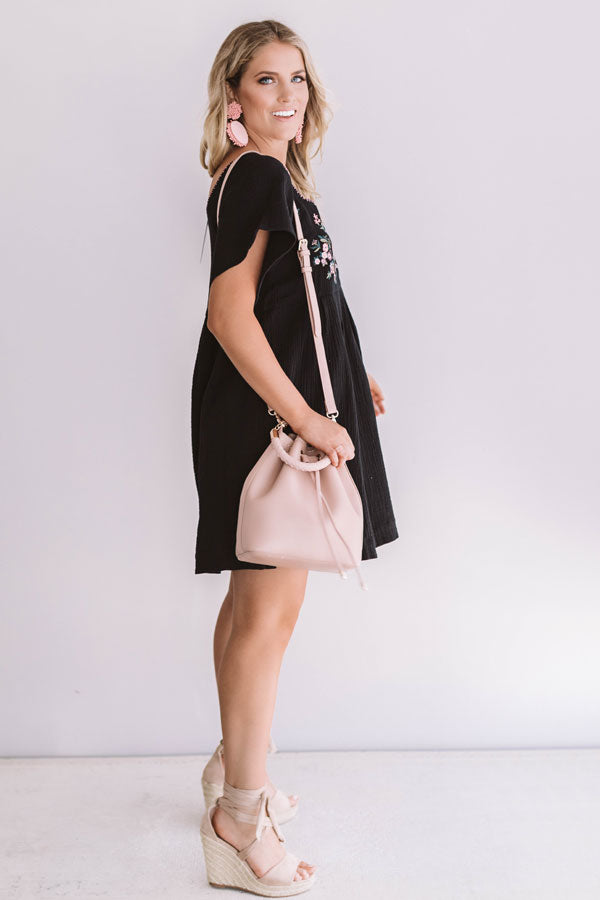 Pina Coladas By The Pool Embroidered Dress Image - 4