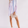 Sunrise Views Watercolor Shift Dress in Lavender Image - 1