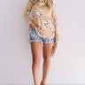 Whimsical Wildflowers Shift Top In Primrose Yellow Image - 1
