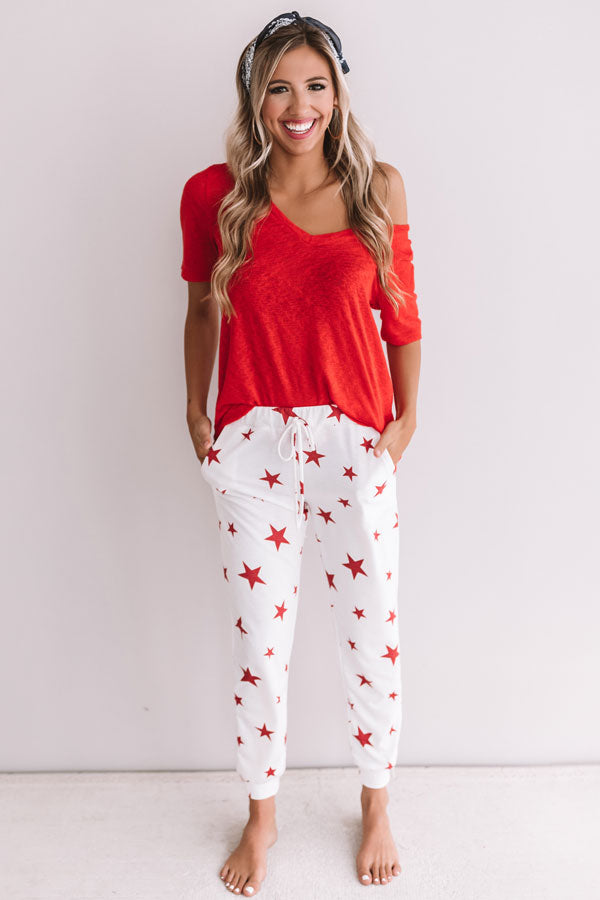 On Turks Time Boyfriend Tee In Red Image - 3