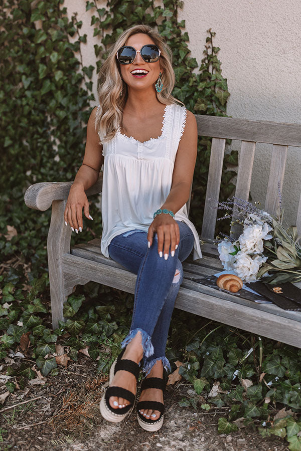 Sea And Serenity Crochet Tank Image - 4