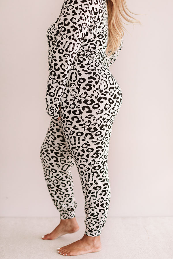 Simply Adored Leopard Joggers  Curves Image - 3