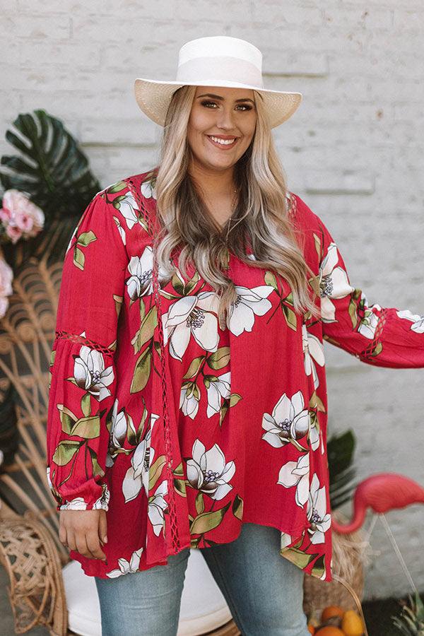 Brunching In Bali Shift Top In Rose  Curves Image - 1