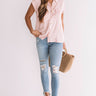 Grand Cayman Gorgeous Shift Top In Rose Quartz Image - 1