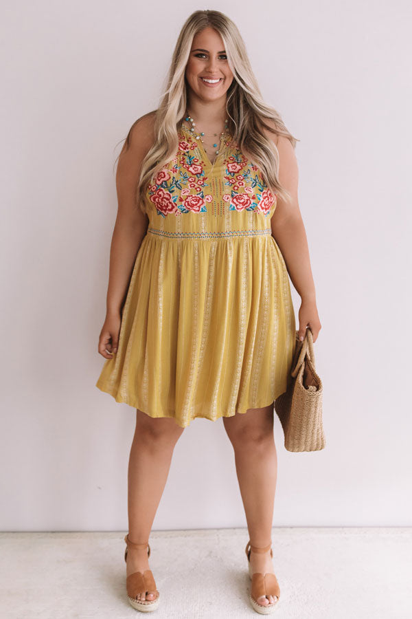 Desert Nights Embroidered Dress Curves Image - 1