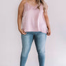 Graceful Lace Tank In Blush  Curves Image - 1