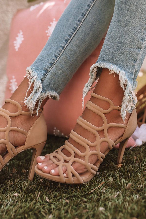 The Skylar Heel In Iced Latte Image - 2