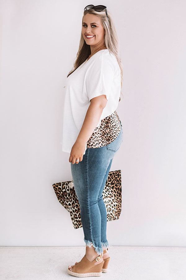 Leopard Love Shift Top Curves Image - 4