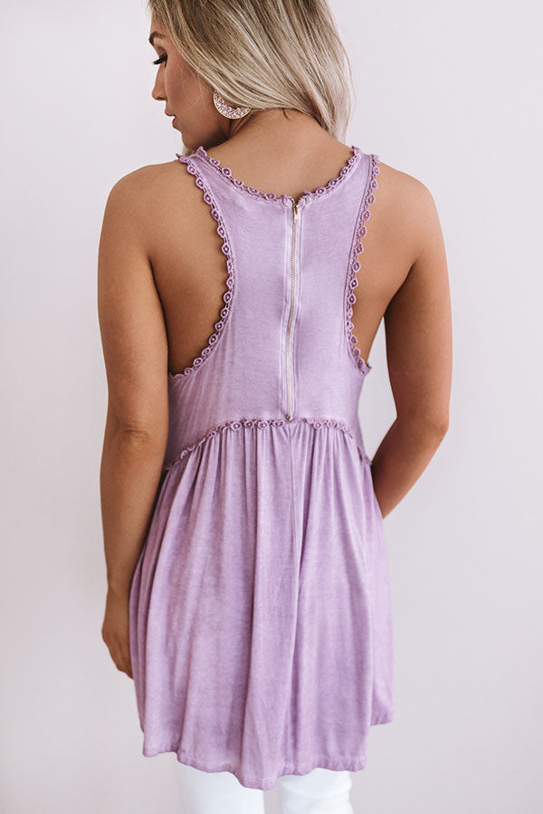 Fashion Queen Tank Top in Lavender Image - 5