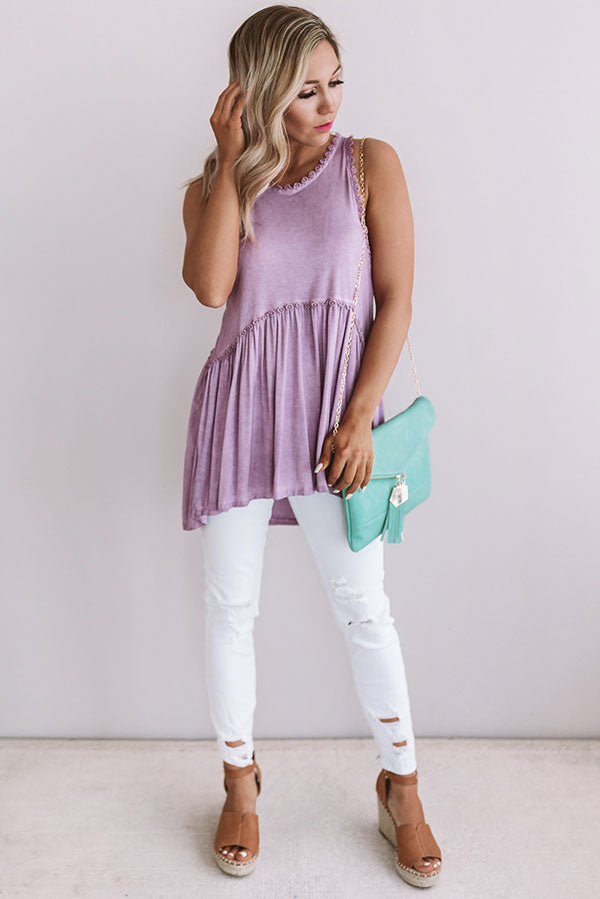 Fashion Queen Tank Top in Lavender Image - 4