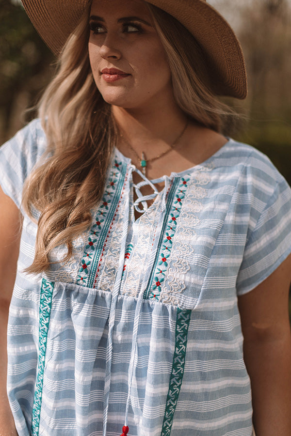 San Francisco Sun Embroidered Dress Curves Image - 2