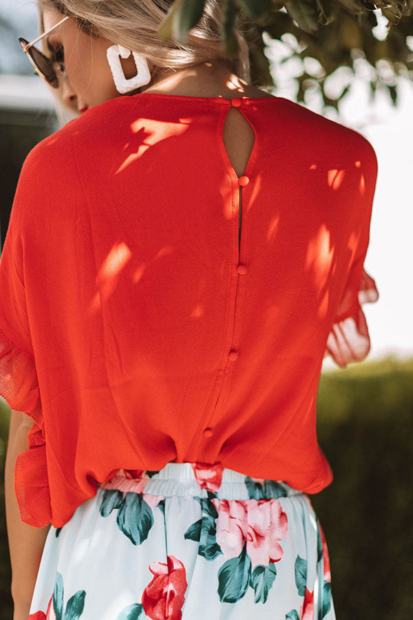 You're Still The One Shift Top In Red Image - 5