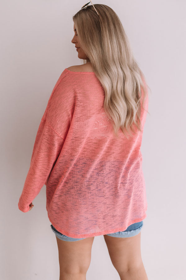 Summer Nights Knit Sweater In Calypso  Curves Image - 3